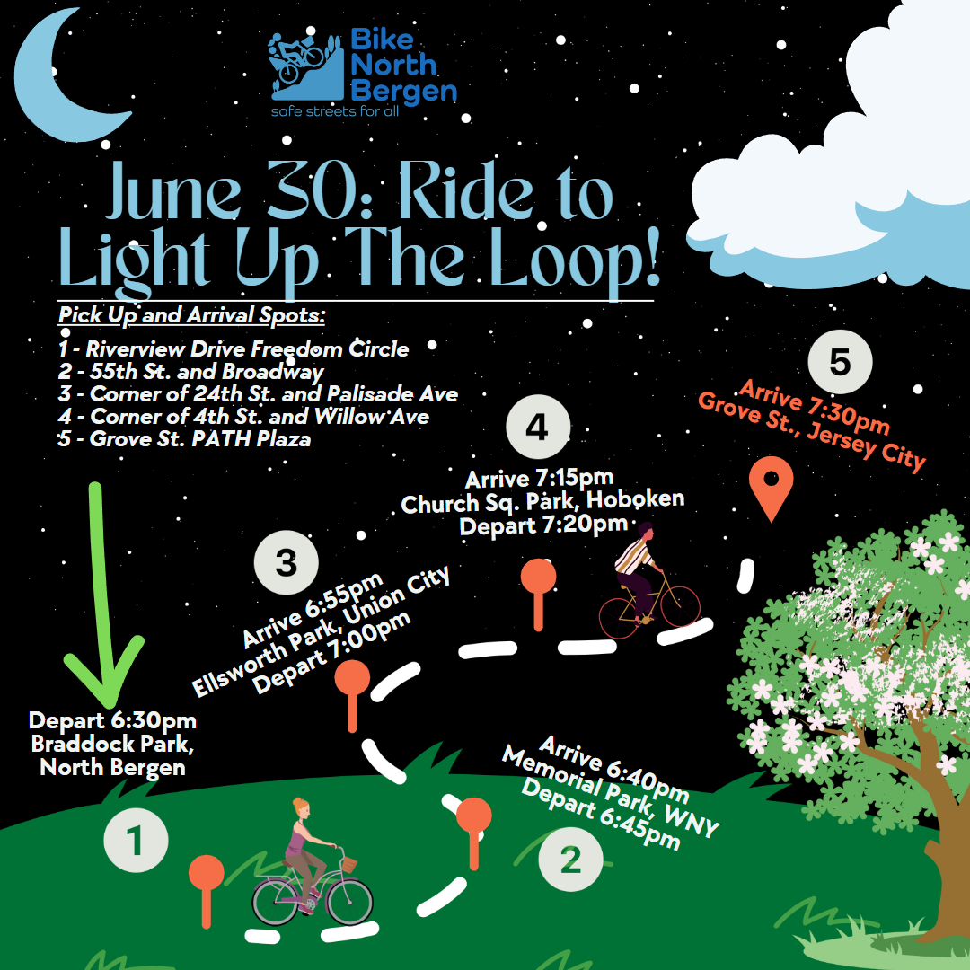 June 30 2023 Feeder Ride to Light Up The Loop