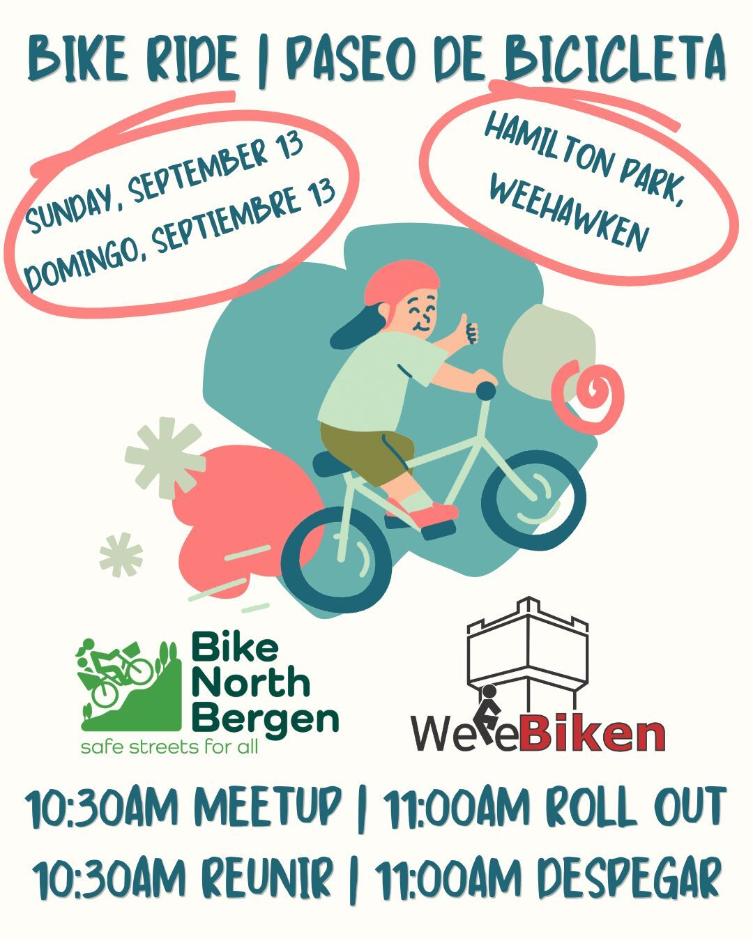Sunday September 13 Social Ride!